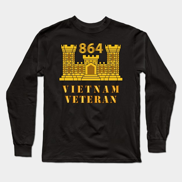 864th Engineer Battalion - ENG Branch - Vietnam Veteran Long Sleeve T-Shirt by twix123844